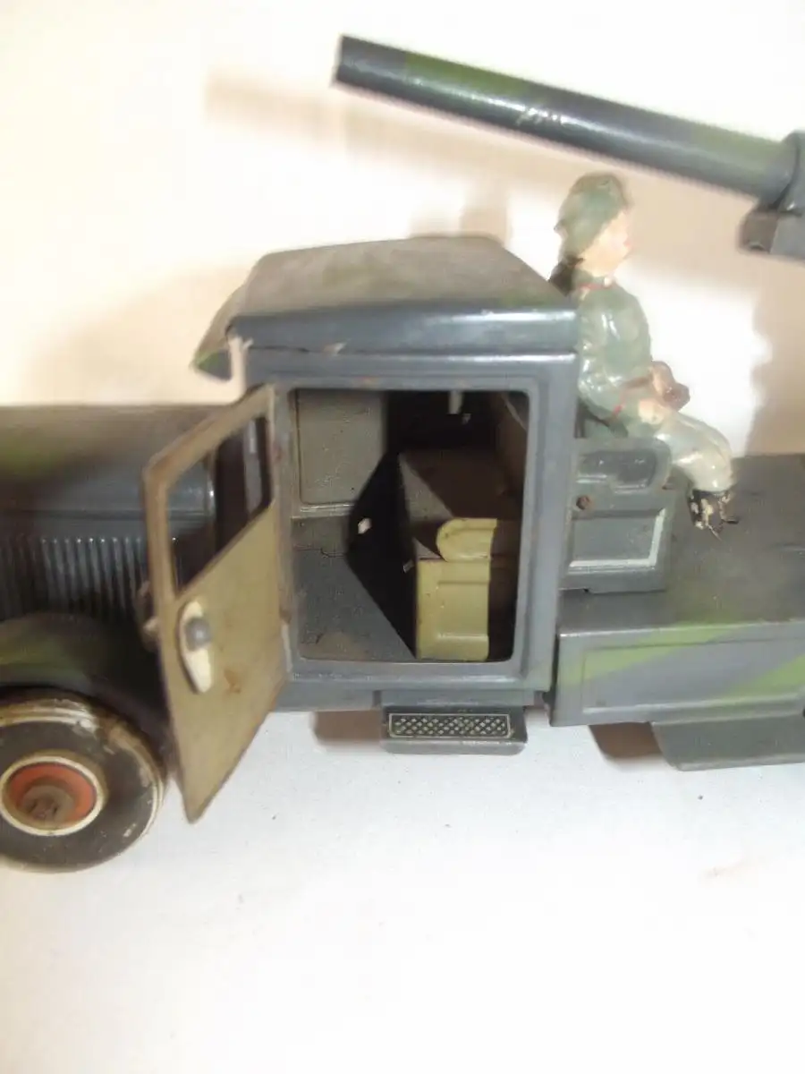 Tipp&Co Tippco Flakwagen - Flak Blechspielzeug passend Lineol 4