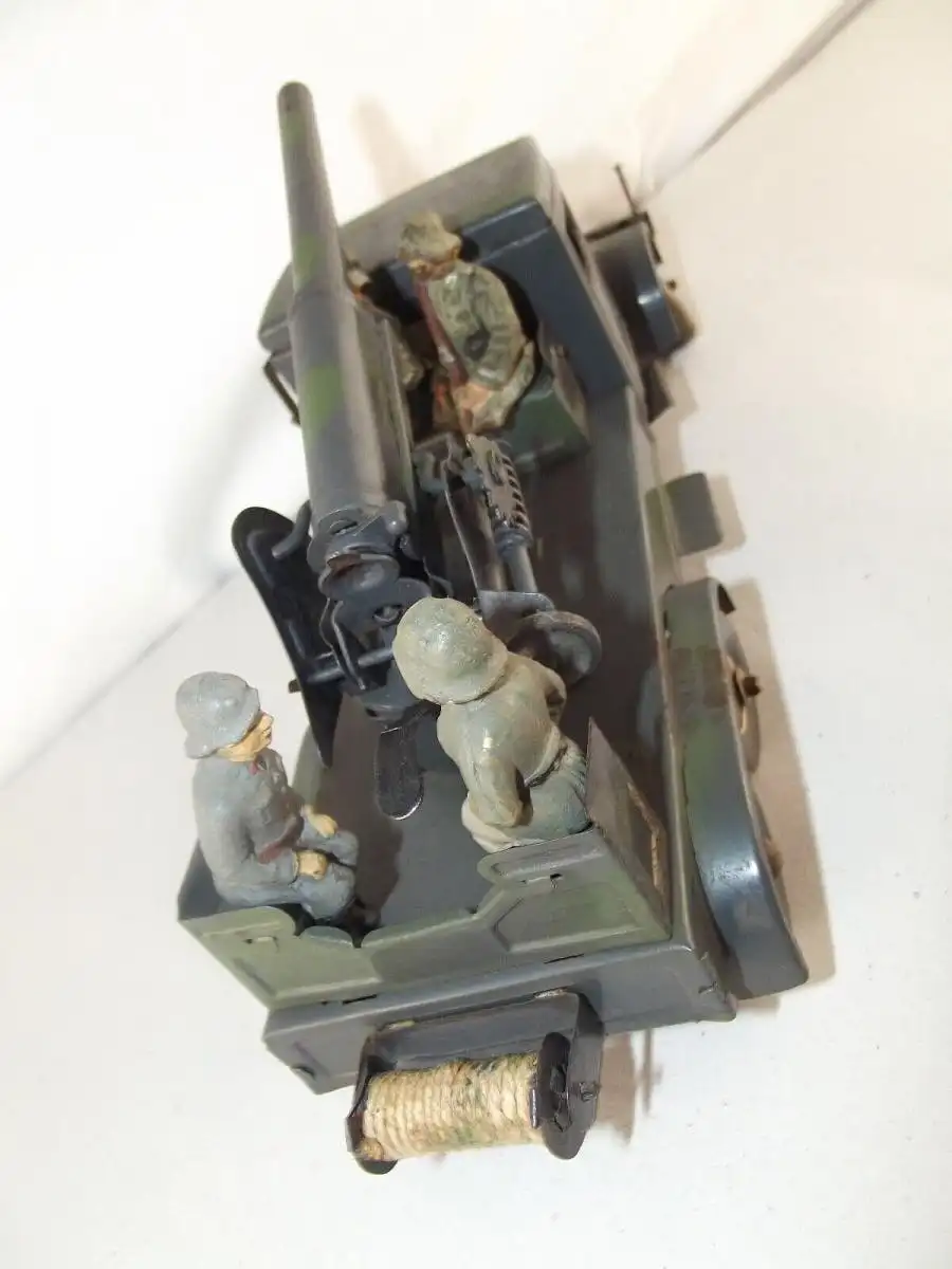 Tipp&Co Tippco Flakwagen - Flak Blechspielzeug passend Lineol 8