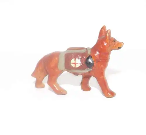 Für Lineol und Elastolin Rettungshund Rotes Kreuz Hund Suchhund 5,5 cm x 3,5 cm
