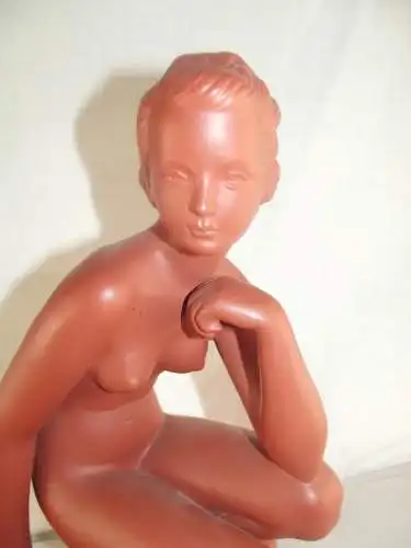 Goldscheider Wien Figur Akt Frauenakt 518 Höhe 33 cm Nude