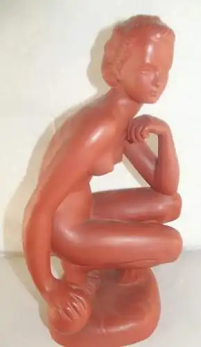 Goldscheider Wien Figur Akt Frauenakt 518 Höhe 33 cm Nude