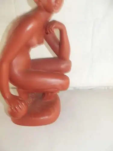 Goldscheider Wien Figur Akt Frauenakt 518 Höhe 33 cm Nude