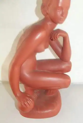 Goldscheider Wien Figur Akt Frauenakt 518 Höhe 33 cm Nude