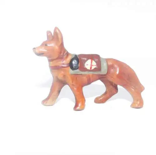 Für Lineol und Elastolin Rettungshund Rotes Kreuz Hund Suchhund 5,5 cm x 3,5 cm