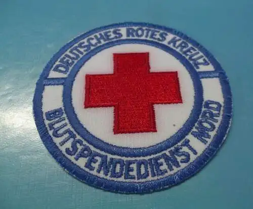 Uniform Aufnäher Patch Deutsches Rotes Kreuz Blutspendedienst Nord