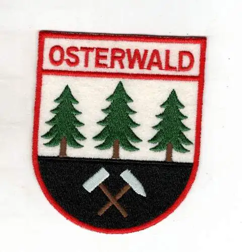 Aufnäher Patch Osterwald OT von Salzhemmendorf  Landkreis Hameln-Pyrmon