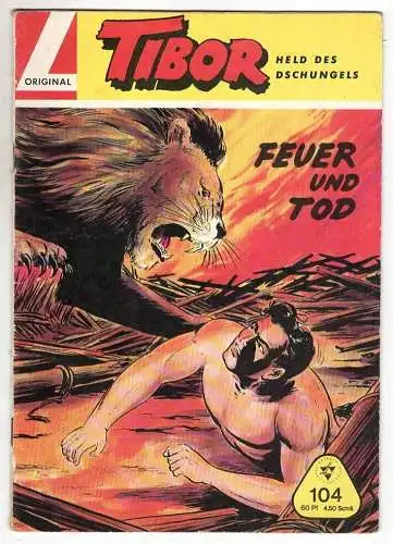 Comic ; Grossband Tibor Lehning Verlag Nr. 104 " Feuer und Tod "