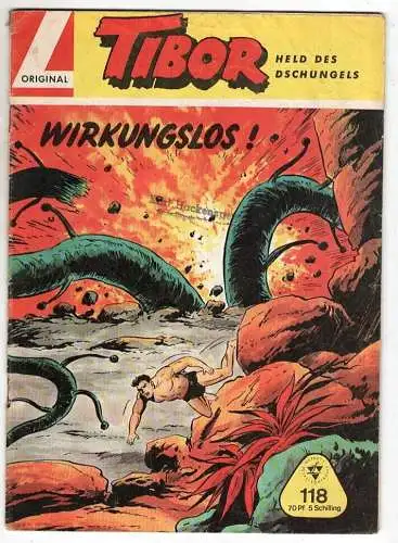 Comic ; Grossband Tibor Lehning Verlag Nr. 118 " WIRKUNGSLOS "