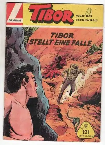 Comic ; Grossband Tibor Lehning Verlag Nr. 121 " Tibor stellt eine Falle "