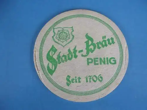 Bierdeckel Brauerei Stadt Bräu Penig