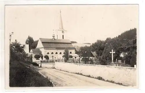AK Tschechische Republik : Jimramov Kirche mit Friedhof