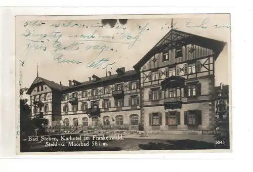 AK Bayern - Bad Steben Kurhotel im Frankenwald Oberfranken