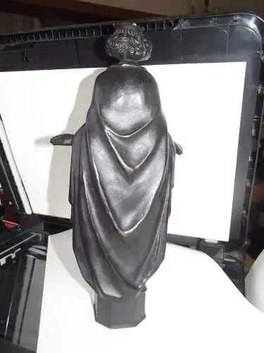 Heilige Barbara Heinrich Moshage Buderus Gusseisen große Statue 28 cm / 2705 Gr.