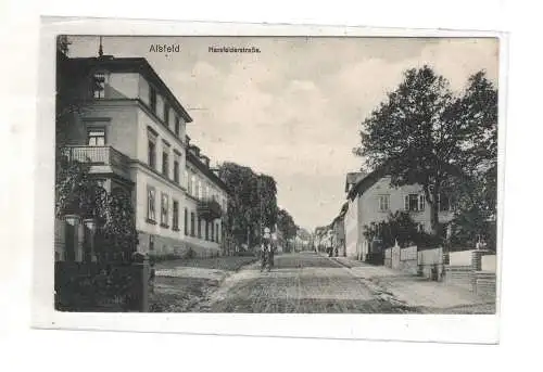 AK Hessen Alsfeld Hersfelderstrasse 1913