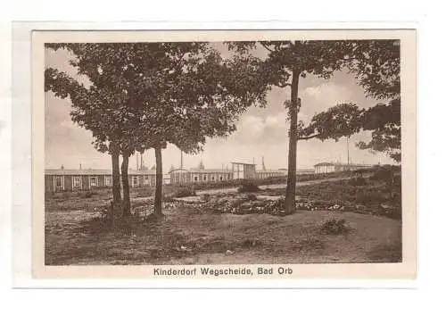 AK Hessen Bad Orb Kinderdorf Wegscheide 1928