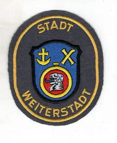 Uniform Stoff Aufnäher Patch Stadt Weiterstadt  wohl Feuerwehr