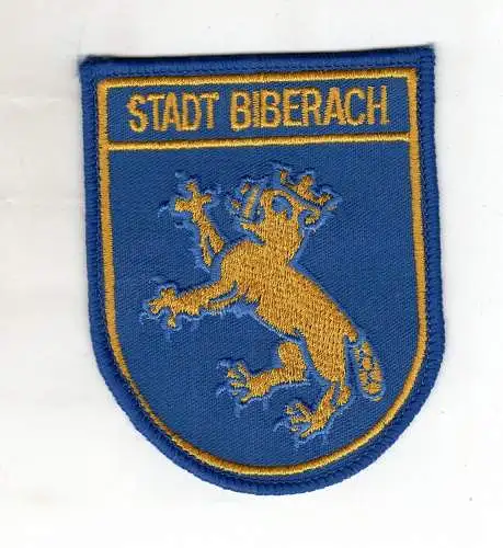 Aufnäher Patch Biberach an der Riß Kreisstadt im nördlichen Oberschwaben