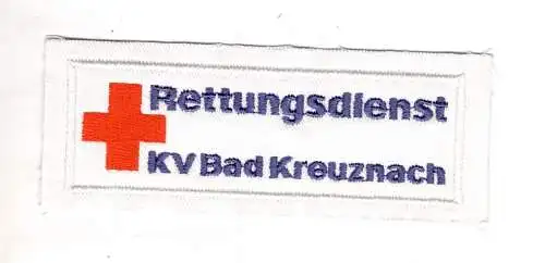 Uniform Aufnäher Patch Rettungsdienst KV Bad Kreuznach Rotes Kreuz