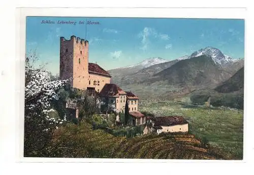 AK Italien Merano Meran Südtirol Schloss Lebenberg