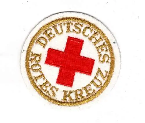 Uniform Aufnäher Patch Deutsches Rotes Kreuz Gold Stickerei