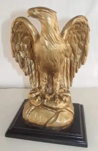 Römisches Reich Adler Aquila Antike Rom Statue Skulptur Gold 21 cm