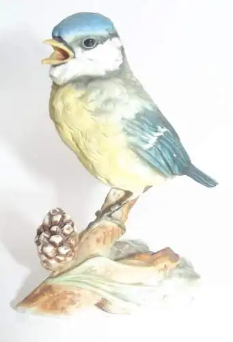 Kaiser Porzellan Vogel  Figur Blaumeise
