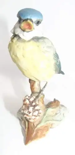 Kaiser Porzellan Vogel  Figur Blaumeise