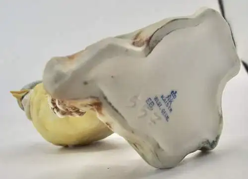 Kaiser Porzellan Vogel  Figur Blaumeise