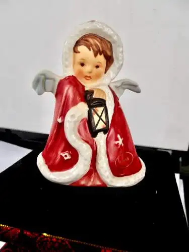 Weihnachten Goebel Engel mit Laterne Angel 9 cm