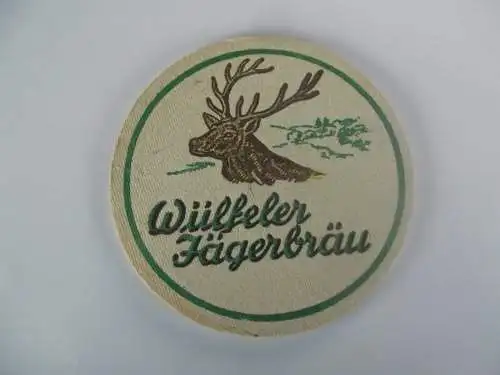 Bierdeckel - Brauerei Jägerbräu Wülfeld dicker Saugdeckel