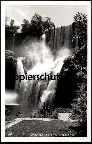 ALTE POSTKARTE CATARATAS DO RIO IGUACU Argentinien Brasilien Argentina L'Argentine Brazil Le Brézil Wasserfall waterfall