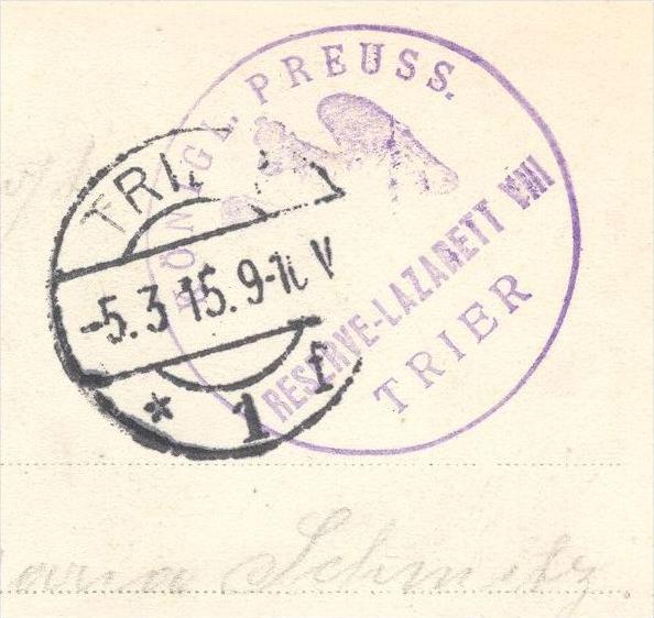 Alte Postkarte Trier Tausend Grusse Postanweisung Brieftrager 1906 Postman Facteur Stempel Reservelazarett Trier Cpa Ak Nr Oldthing A