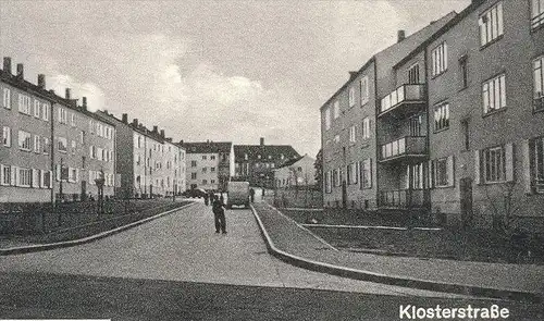 ALTE POSTKARTE BONN DUISDORF KLOSTERSTRASSE ROCHUSSTRASSE BUNDESMINISTERIUM FÜR WIRTSCHAFT LEDERER BRÄU DAB Bier beer