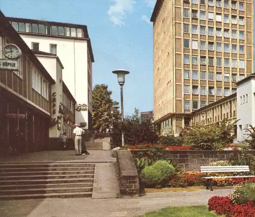 ÄLTERE POSTKARTE KASSEL TREPPENSTRASSE TOTO LOTTO DÖPFER MÖBEL MAUSER Treppenstraße AK Ansichtskarte cpa postcard