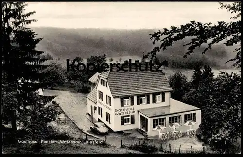 ÄLTERE POSTKARTE BIESFELD GASTHAUS PENSION WALDESRUH SCHEID POST BECHEN KÜRTEN Ruf Dürscheid Ansichtskarte cpa postcard