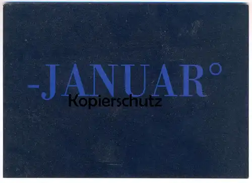 ÄLTERE EDGAR WERBEPOSTKARTE JANUAR #598 January Reklamepostkarte Reklame advertising postcard Postkarte Ansichtskarte AK
