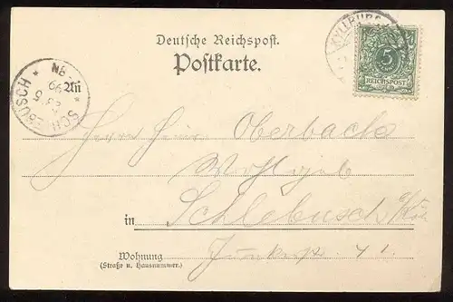 ALTE POSTKARTE GRUSS VOM SCHLOSS MALBERG BEI KYLLBURG 1899 EIFEL Bitburger Land chateau castle Ansichtskarte postcard