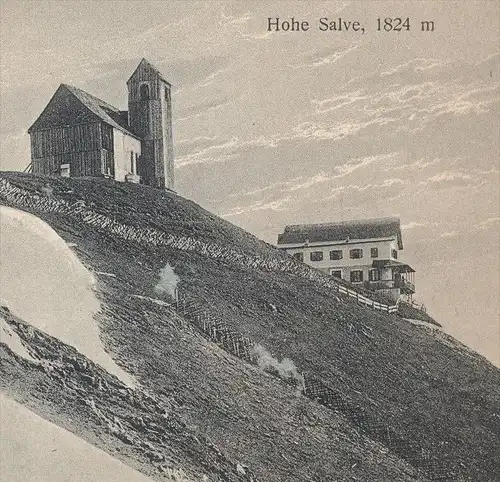 ALTE POSTKARTE HOHE SALVE 1824 M HOPFGARTEN bei Wörgl Kufstein Kitzbühel Kirche church Tirol Austria Österreich Alpen