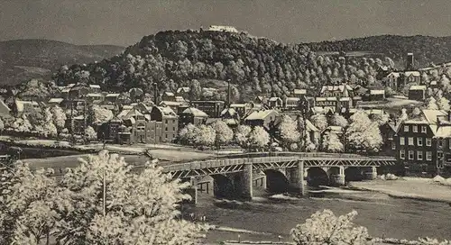 ALTE POSTKARTE HOHENLIMBURG DAS WESTF. HEIDELBERG IM WINTER HAGEN IN WESTFALEN Schnee hiver cpa postcard Ansichtskarte