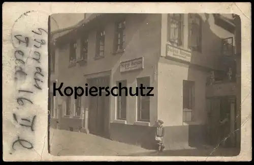 ALTE FOTO POSTKARTE KUPFERSCHMIED FRIEDRICH HEERMANN STEMPEL MINDEN AN SMS POMMERN VERLAG TREICHEL ALTONA photo postcard