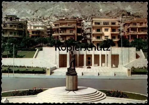 ÄLTERE POSTKARTE DAMAS ADNAN MALKI'S STATUE Damascus Syrie Syria Syrien cpa postcard AK Ansichtskarte