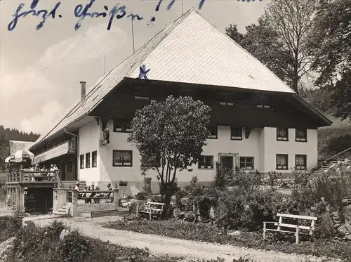 ÄLTERE POSTKARTE HEIZMANNSHOF HINTERZARTEN COCA COLA COCACOLA COKE SONNENSCHIRM POST TITISEE-NEUSTADT cpa postcard