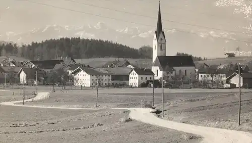 ALTE POSTKARTE GRUSS AUS AMERANG PANORAMA LANDKREIS ROSENHEIM CHIEMGAU Ansichtskarte AK cpa postcard