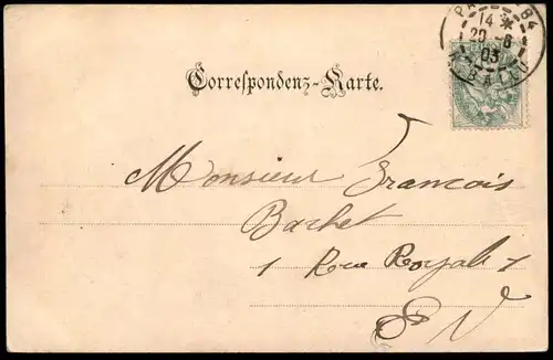 ALTE POSTKARTE KAISERLICHES JAGDSCHLOSS IN OFFENSEE Tracht hunting lodge pavillon de chasse Österreich Austria Autriche