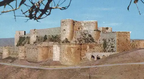 ÄLTERE POSTKARTE LE CRACK DES CHEVALIERS KRAK Burg Festung castle chateau Syrie Syria Syrien cpa postcard Ansichtskarte