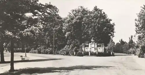 ÄLTERE POSTKARTE GRONINGEN STADSPARK SCHOLTENMONUMENT Monument Denkmal Park Ansichtskarte AK cpa postcard