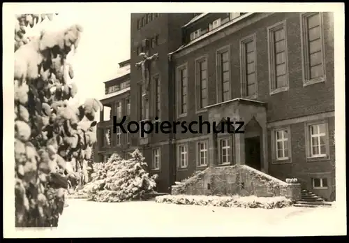 ALTE FOTO POSTKARTE MÜNSTER HILTRUP MUTTERHAUS DER MISSIONSSCHWESTERN IM WINTER Schnee snow neige photo postcard cpa AK