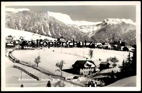 ALTE POSTKARTE SCHIPARADIES TAUPLITZ SALZKAMMERGUT STEIERMARK Ski Skiparadies Österreich Austria Bad Mitterndorf Winter
