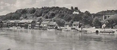 ALTE POSTKARTE HAUENSTEIN AM RHEIN KLEINSTE STADT IM DEUTSCHEN REICH 208 EINWOHNER LAUFENBURG Ansichtskarte postcard