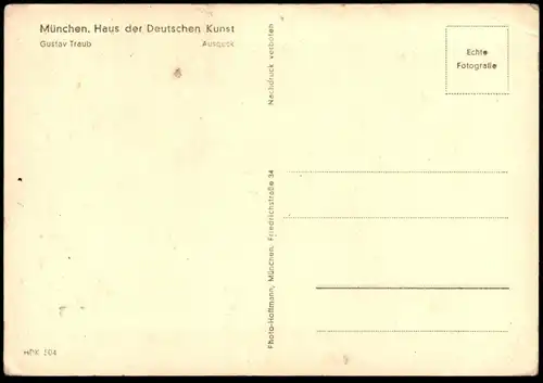 ALTE POSTKARTE GUSTAV TRAUB AUSGUCK KIND HÜHNER MÜNCHEN HAUS DER DEUTSCHEN KUNST HDK child enfant chicken poule postcard